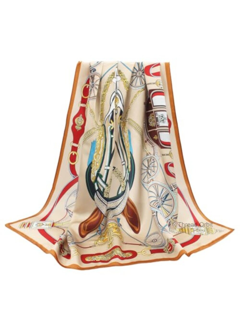 100% Mulberry Silk Scarf 35in Square Hair Wrap Bandana Gift Packed